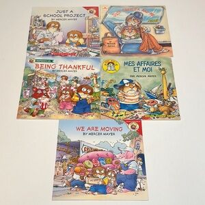 5 MERCER MAYER LITTLE CRITTER BOOKS